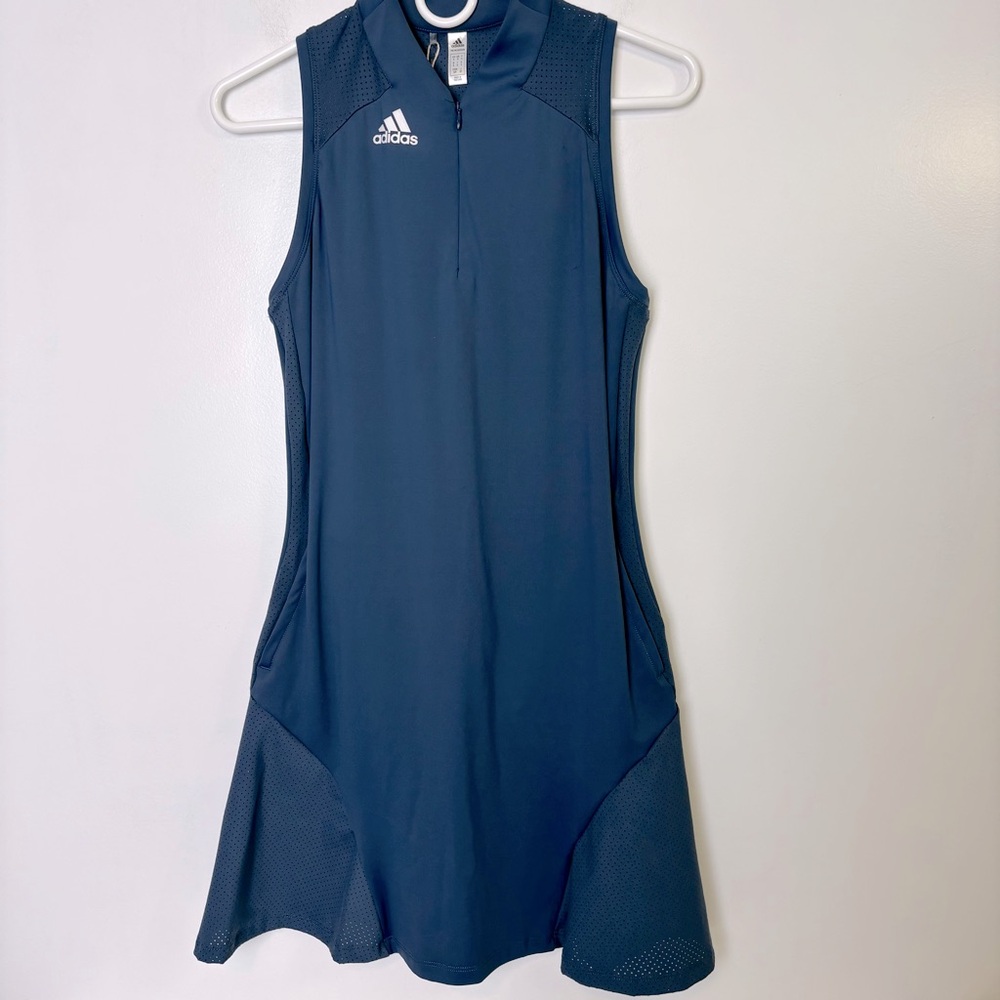 adidas Navy Sleeveless Athletic Dress